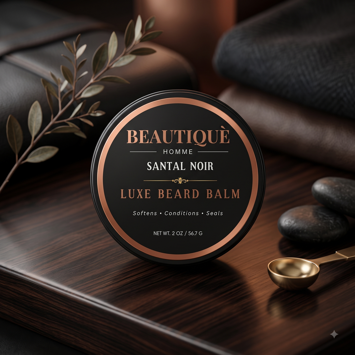Santal Noir Luxury Beard Balm